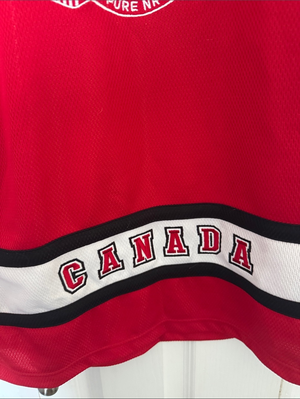Vintage PureNRG Athletics Team Canada Hockey Jersey Youth 14-16 XL Red - Picture 4 of 6